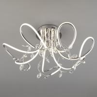 Потолочная люстра Eurosvet Irvine 90106/7 хром 97W фото Потолочная люстра Eurosvet Irvine 90106/7 хром 97W. Фото №1