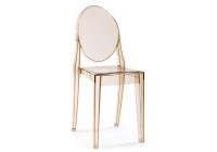 Пластиковый стул Victoria clear brown Пластиковый стул Victoria clear brown. Фото №1