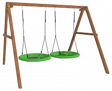 Качели детские Р911-30, коричневый. Фото №2