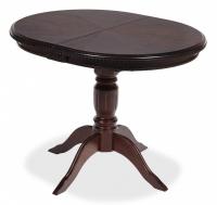 Стол STEFANO бук, мдф, 100+30x80x77см, Tobacco