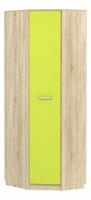 Акварель НМ 013.04-02 М Шкаф угловой Правый, Лайм, Дуб Сонома
