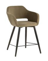 Стул полубарный Саймон велюр капучино. Фото №1