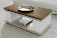 Журнальный стол NORA 2055 Arena mate/Blanco mate/Tilo