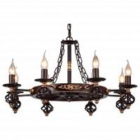 Подвесная люстра Arte Lamp Cartwheel A4550LM-8CK. Фото №1