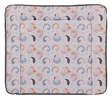 Матрас пеленальный Polini kids Волшебный Единорог, серый. Фото №2