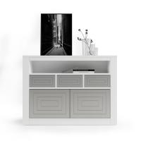 Консоль NORA 3011.2 Blanco mate/Plata