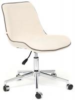 Кресло офисное TetChair Style (флок молочный) фото Кресло офисное TetChair Style (флок молочный)
