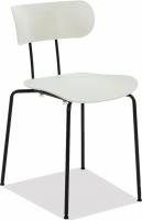 Стул VAN HALLEN (mod. 1534-45) пластик/металл, 45х52х77 см, высота до сиденья 46,5 см, белый/черный (поставляется по 4 шт) фото Стул VAN HALLEN (mod. 1534-45) пластик/металл, 45х52х77 см, высота до сиденья 46,5 см, белый/черный (поставляется по 4 шт). Фото №1