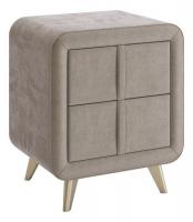 Тумба прикроватная Софи 2, (480х370х580) какао (велюр) фото Тумба прикроватная Софи 2, (480х370х580) какао (велюр). Фото №1