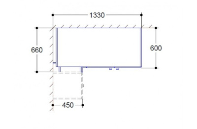 Шкаф угловой прямой Силуэт. Фото
