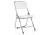 Стул Chair раскладной белый. Фото №1
