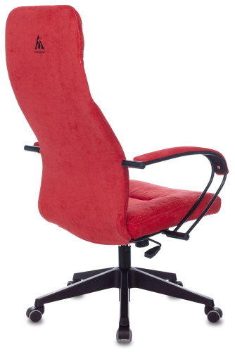 Кресло руководителя Бюрократ CH-608Fabric красный Velvet 88 крестовина пластик. Фото №6