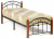 Кровать AT-8077 дерево гевея/металл, 90*200 см (Single bed), красный дуб/черный фото Кровать AT-8077 дерево гевея/металл, 90*200 см (Single bed), красный дуб/черный. Фото №1