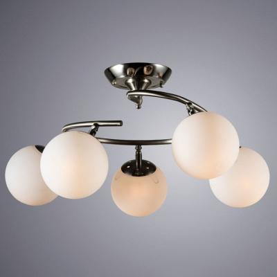 Потолочная люстра Arte Lamp Brooke A2717PL-5SS фото Потолочная люстра Arte Lamp Brooke A2717PL-5SS. Фото №2
