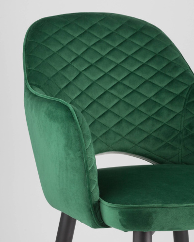 Стул Венера диамант велюр изумрудный. Фото №8