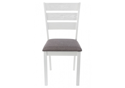 Стул деревянный Simol серый. Фото №3