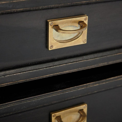 Прихожая Secret de Maison BLACK LABEL (mod. WA-0017) дерево акация, манго, мдф, 160х50х234см, черный/натуральный. Фото