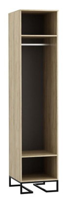 Шкаф одностворчатый Loft 45 см Дуб Натур. Фото №5