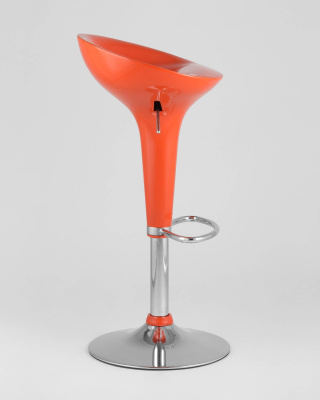 Стул барный Bomba (Бомба) оранжевый. Фото