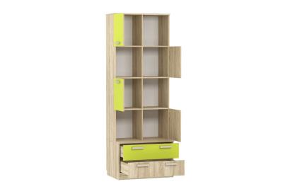 Акварель НМ 013.10 М Шкаф комбинированный Лайм/Дуб сонома, Дуб Сонома. Фото №2