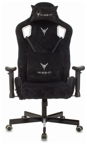 Кресло игровое Knight Outrider черный Light-20 с подголов. крестовина металл. Фото №4