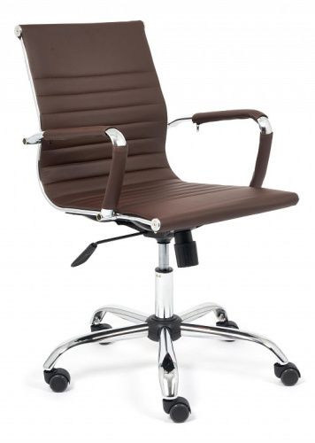 Кресло URBAN-LOW кож/зам, коричневый, 36-36. Фото №1