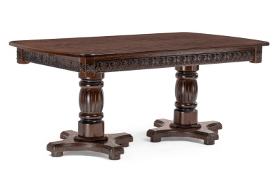 Стол деревянный Морнит 180(240)х100 орех темный / орех фото Стол деревянный Морнит 180(240)х100 орех темный / орех. Фото №2