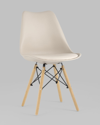 Стул Eames Soft бежевый. Фото