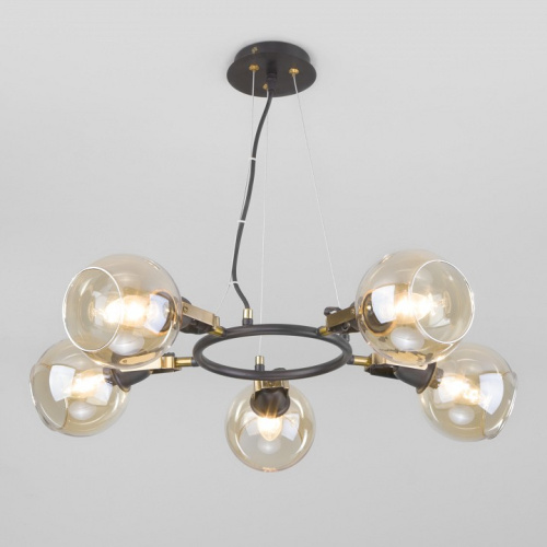 Подвесная люстра Eurosvet Mateo 70119/5 черный. Фото №2