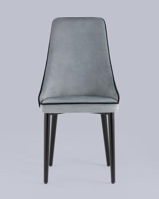 Стул Луис с кантом велюр серый. Фото №5