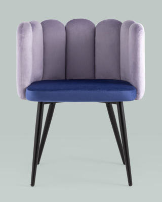 Кресло Карнавал сиреневое/синее. Фото №5