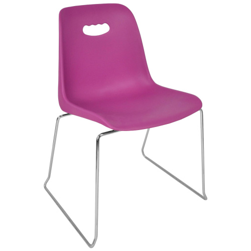 Стул Venezia (пруток) с ручкой каркас хром. Фото №6