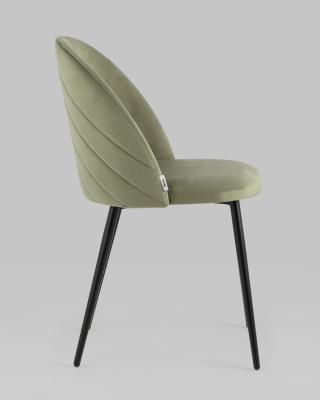 Стул Фолио велюр пыльно-оливковый. Фото