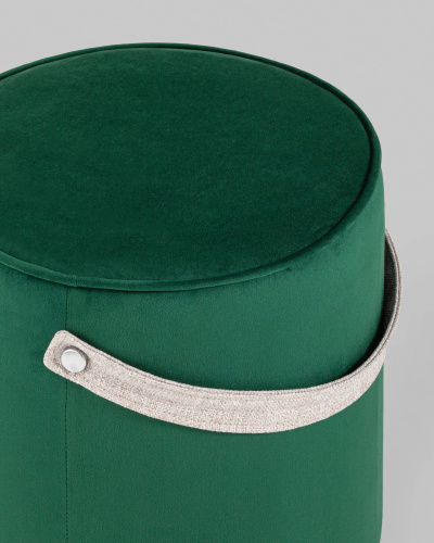 Пуф Джерри велюр изумрудный. Фото №7