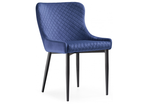 Стул Teo dark blue / black. Фото №1