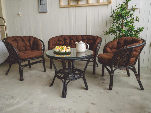 Комплект Багама дуэт с коричневыми подушками. Фото №7