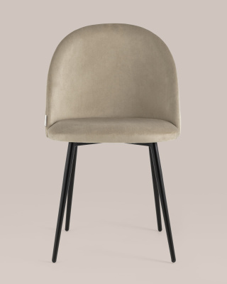 Стул Фолио велюр бежевый. Фото