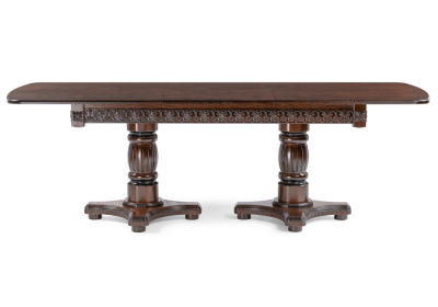 Стол деревянный Морнит 180(240)х100 орех темный / орех фото Стол деревянный Морнит 180(240)х100 орех темный / орех. Фото №3