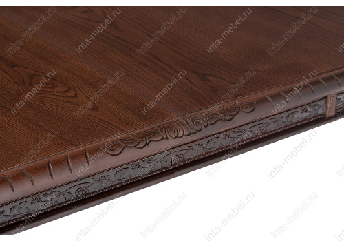 Стол деревянный Кантри орех с коричневой патиной. Фото №9