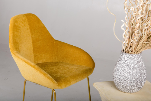 Кресло полубар Kent Розов/Линк Золото. Фото №6