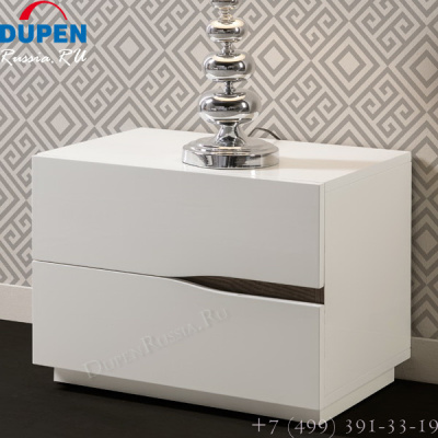 Тумба прикроватная DUPEN М-134 белая фото Тумба прикроватная DUPEN М-134 белая. Фото №3