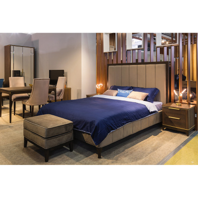 Кровать с ортопедическим основанием и ящиком 1.4 Модерн Лайт Серебряный дождь. Фото