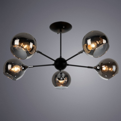 Люстра на штанге Arte Lamp Lagos A2708PL-5BK фото Люстра на штанге Arte Lamp Lagos A2708PL-5BK. Фото №2