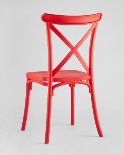 Стул Кроссбэк пластиковый красный. Фото №7