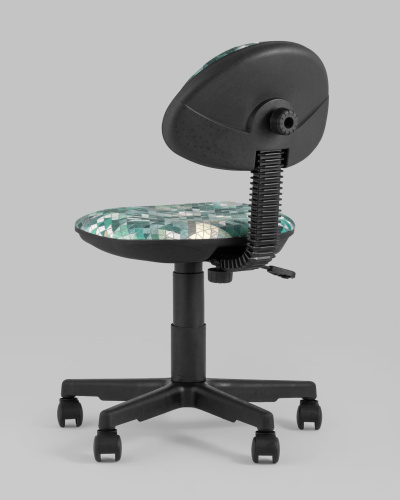 Кресло компьютерное детское УМКА абстракция зеленый. Фото №8