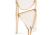Пластиковый стул Victoria clear brown фото Пластиковый стул Victoria clear brown. Фото №6