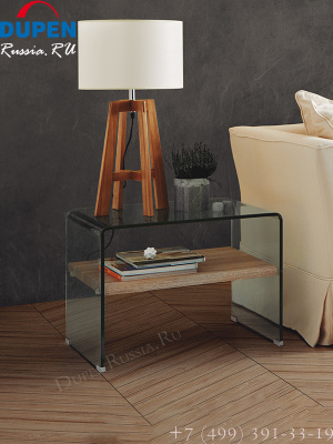 Тумба прикроватная DUPEN М-130 прозрачная. Фото №5