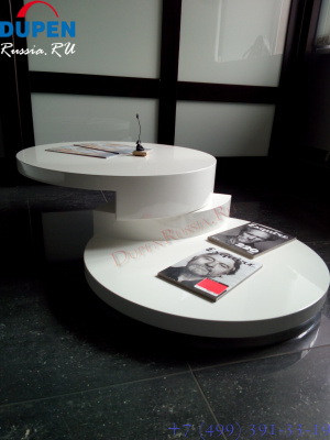 Стол журнальный DUPEN CT-042 белый. Фото №5