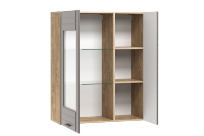 Шкаф навесной Livorno,НМ 011.29,  Софт Графит, Дуб Бунратти. Фото №2