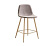 Стул полубарный 350S бежевый/дерево
